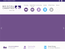 Tablet Screenshot of bristolcharities.org.uk
